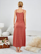 Women's Scoop Neck Spaghetti Strap Night Dress