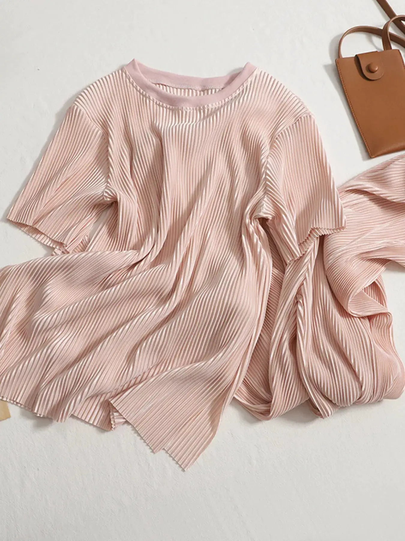 Short Sleeve T-Shirt and Pants Set by Trendsi