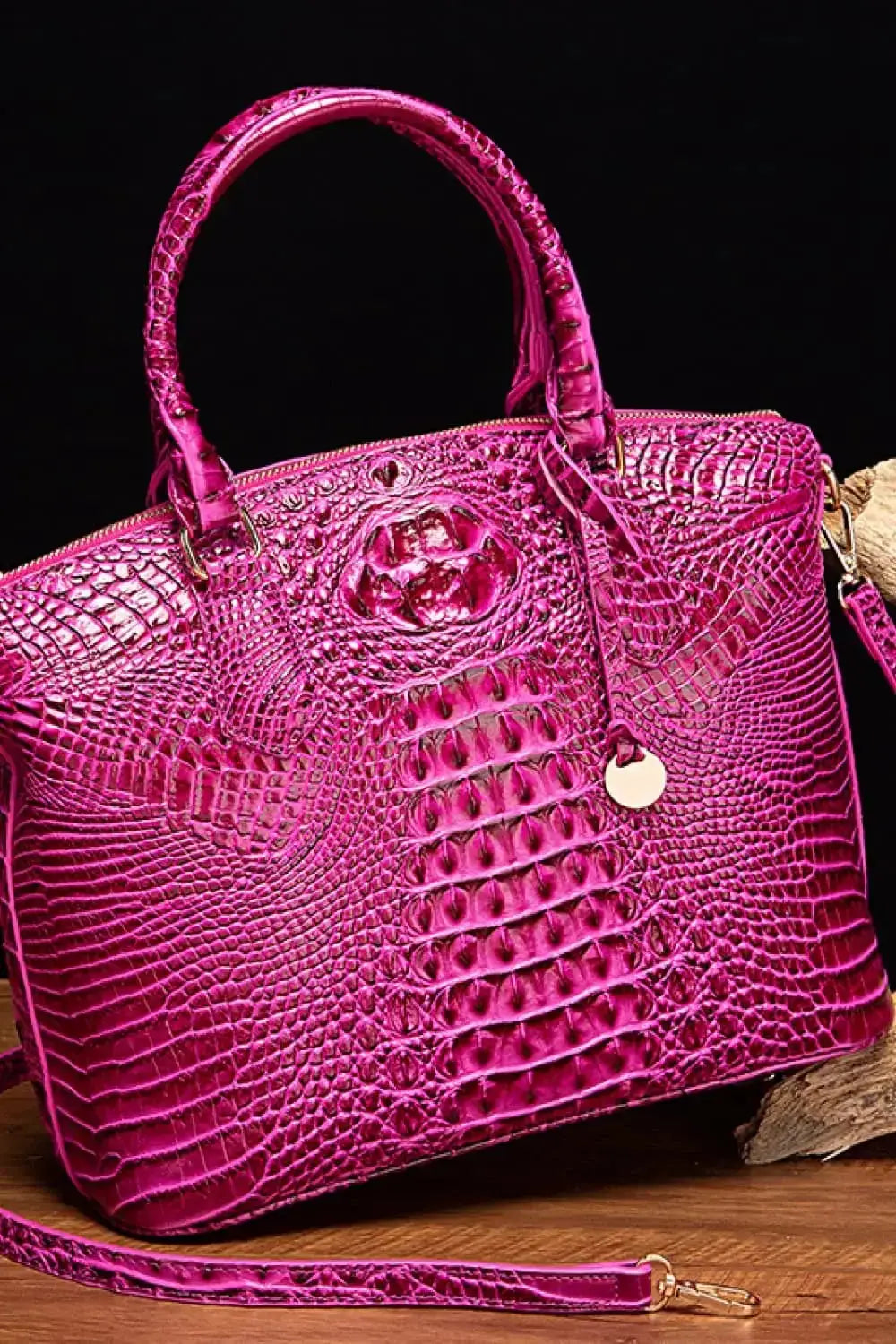PU Leather Handbag Medium Size with Polyester Lining by Parfymia