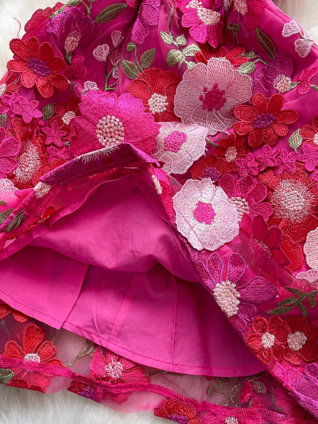 Floral Tie Waist Mini Dress Trendsi