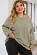 Women's Plus Size Sweatshirt – Dropped Shoulder