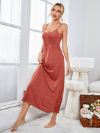 Women's Scoop Neck Spaghetti Strap Night Dress