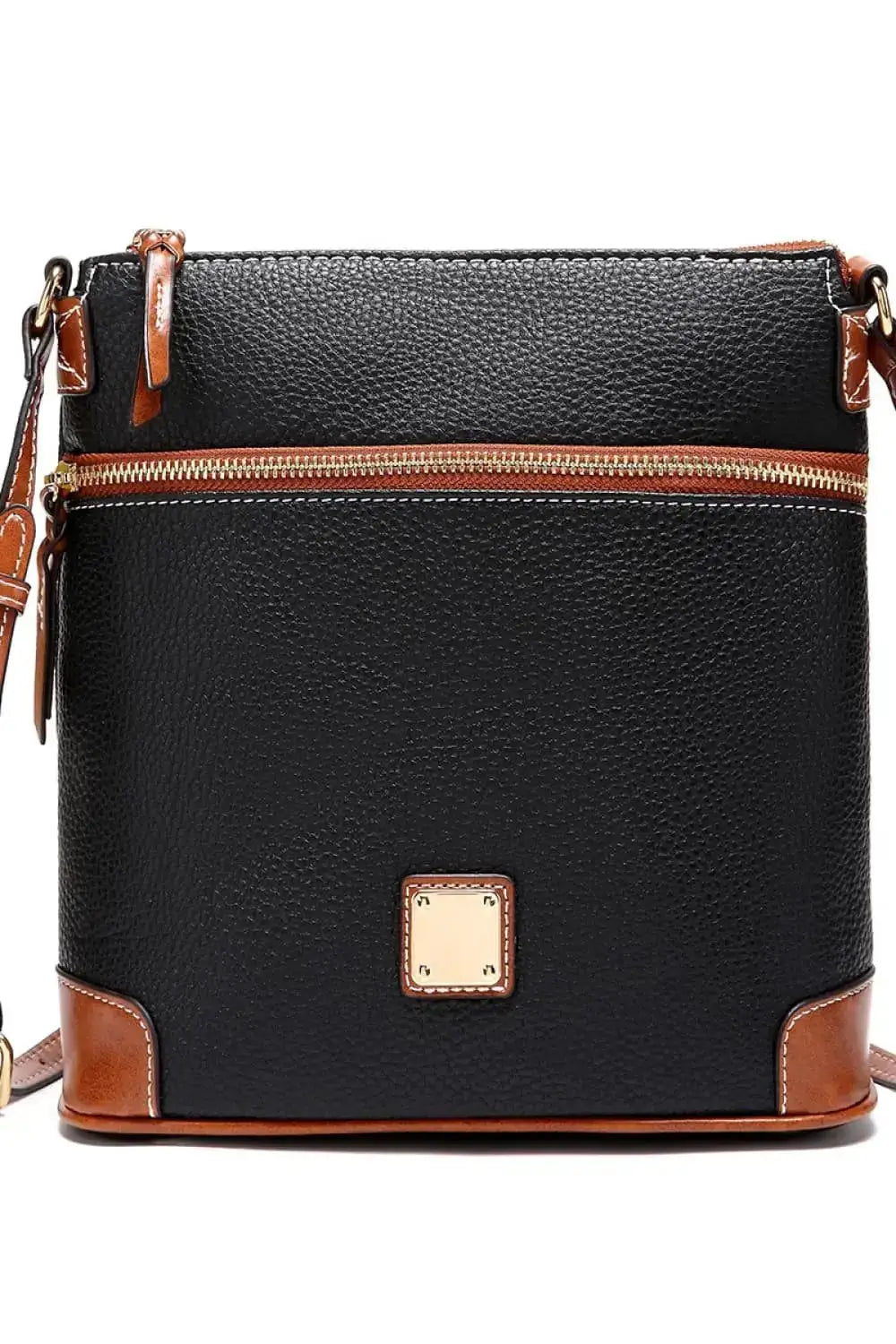 PU Leather Crossbody Bag Medium Size by Parfymia