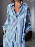 Women's Lounge Set Striped Cami and Pants