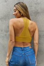 Women's Ribbed Lace Racerback Bralette