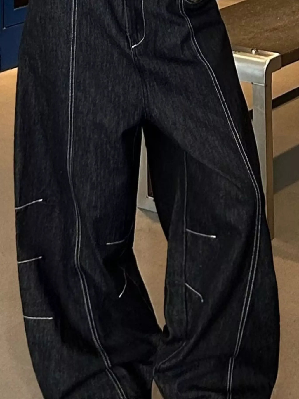 Men's Cargo Jeans Loose Fit Plus Size
