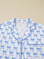 Women's Loungewear Set – Bow Print