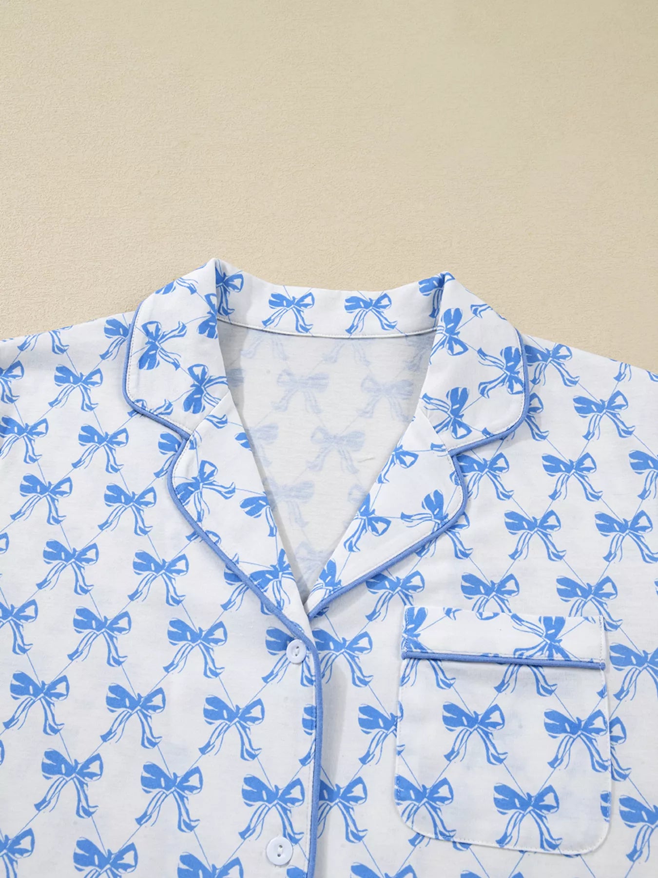 Women's Loungewear Set – Bow Print