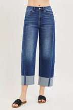 Women's Slouchy Crop Barrel Jeans