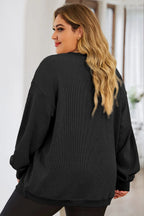Women's Plus Size Sweatshirt – Dropped Shoulder