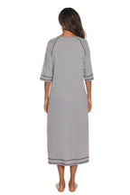 Women's Night Dress with Zip Front & Pockets