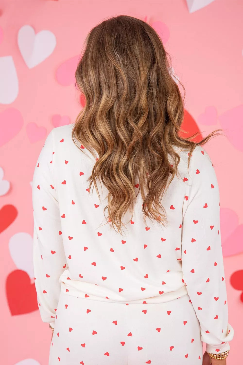 Women's Loungewear Set – Hearts Print