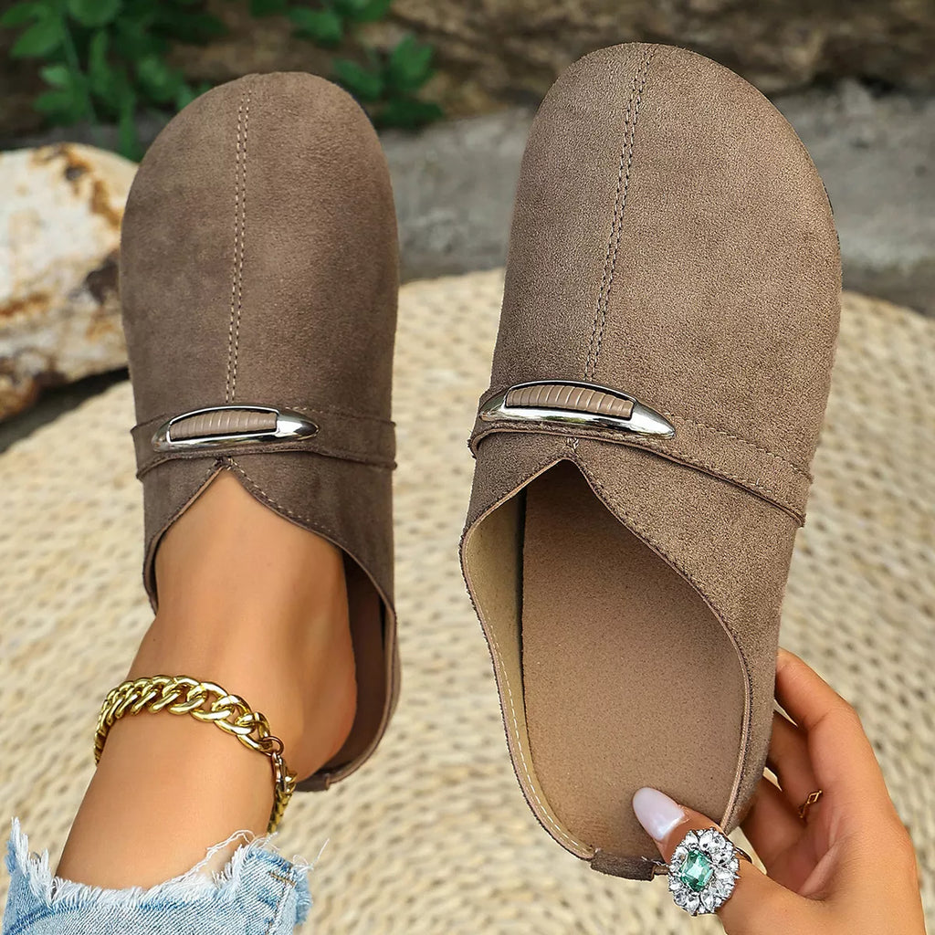 Women's Round Toe Slip-On Flats