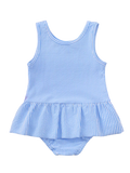 Children's Striped Sleeveless One-Piece Swimsuit