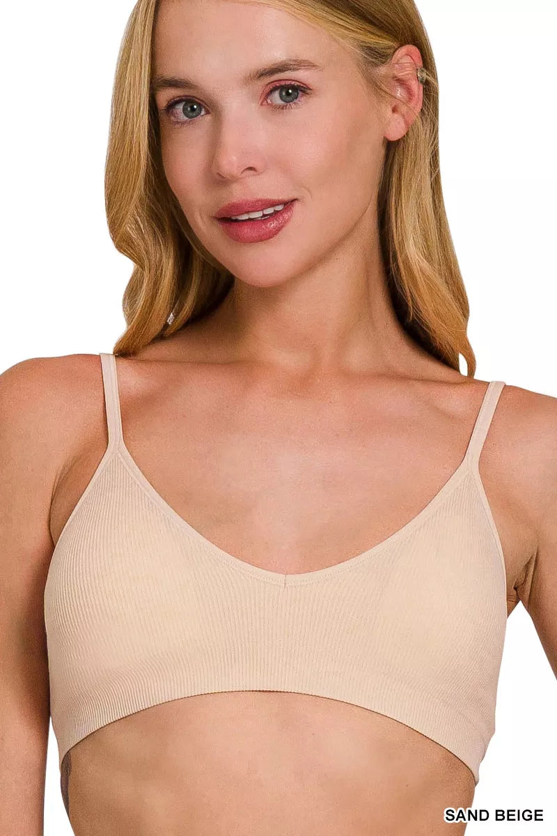 Women's Seamless Bra with Removable Pads
