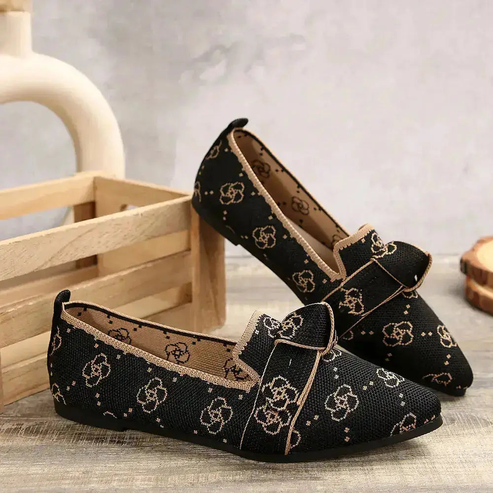 Breathable Mesh Pointed Toe Slip-Ons for Women by Parfymia