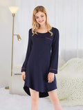 Women's Night Dress with Pocket