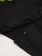 Women's Lounge Set Black Long Sleeve