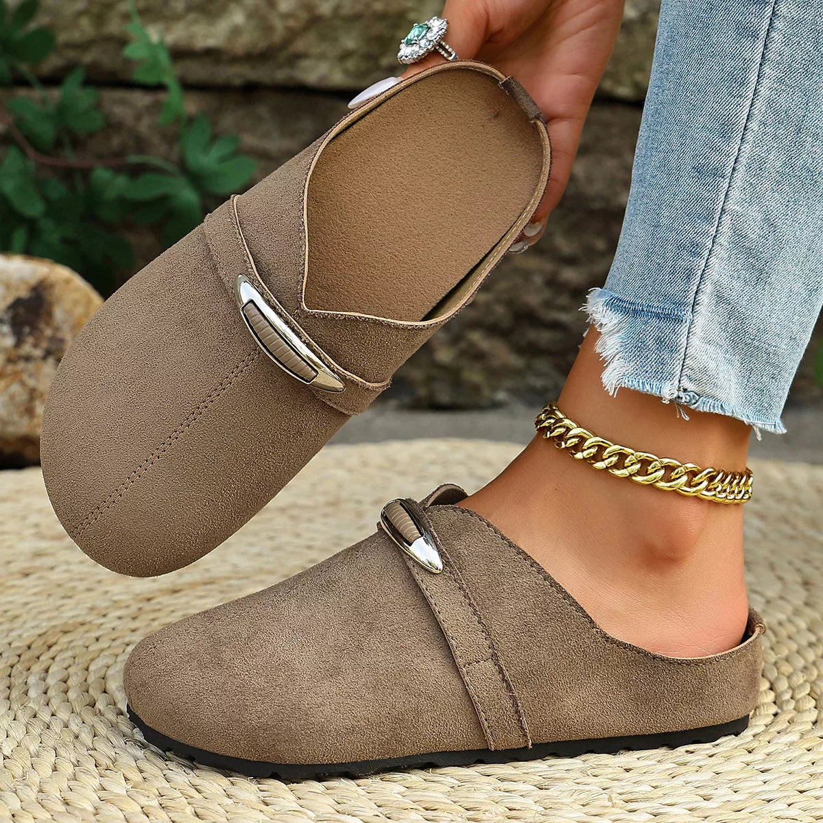Women's Round Toe Slip-On Flats