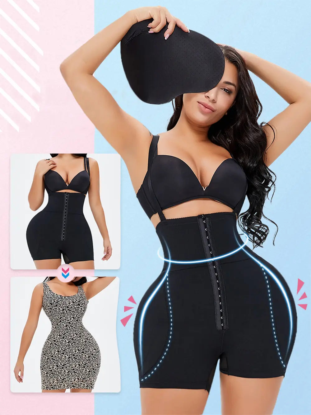 Women's Hook-and-Eye Shaping Bodysuit