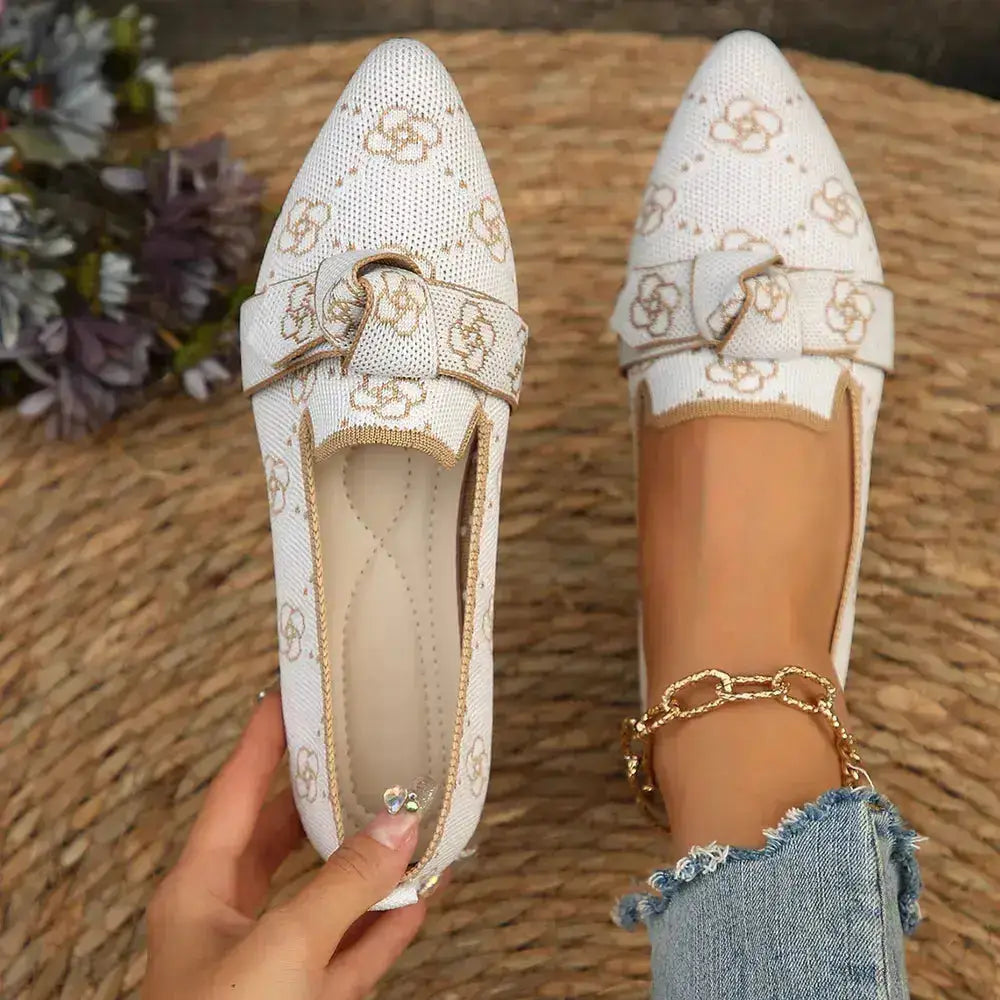 Breathable Mesh Pointed Toe Slip-Ons for Women by Parfymia