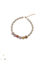 Women's Pearl & Zircon Adjustable Bracelet