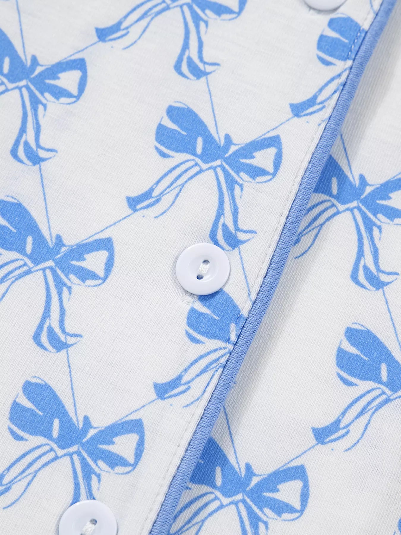 Women's Loungewear Set – Bow Print