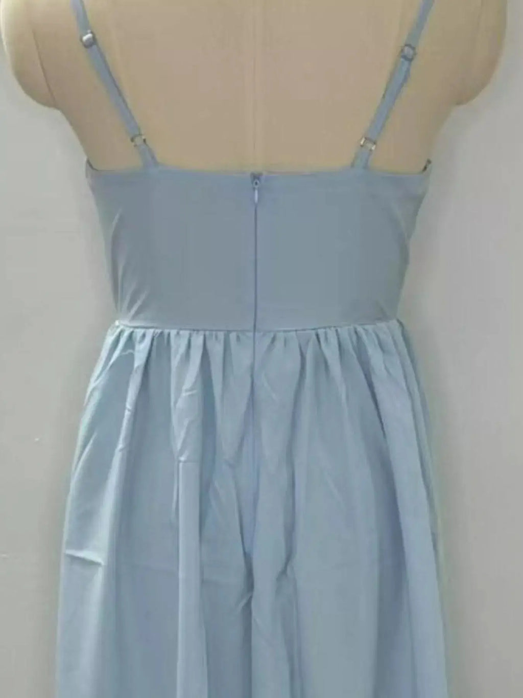 Adjustable Strap Scoop Neck Midi Dress Trendsi