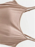 Women's Shorts Plus Size Modal Padded Cami Set