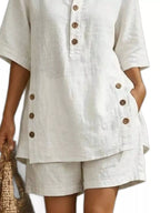 Women's Shorts – Linen Casual Set