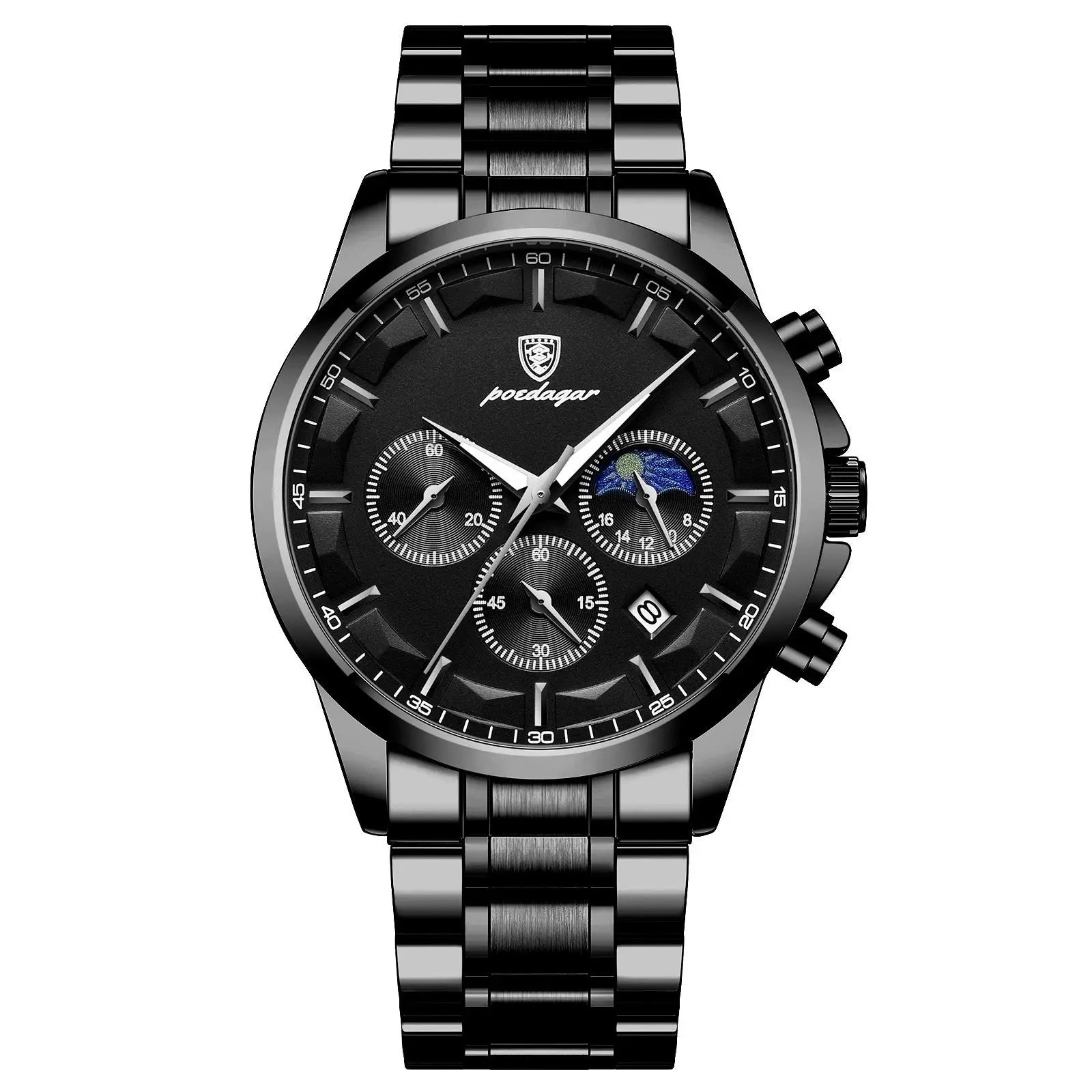 Men's Waterproof Multifunctional Sports Quartz Watch Dropshipman