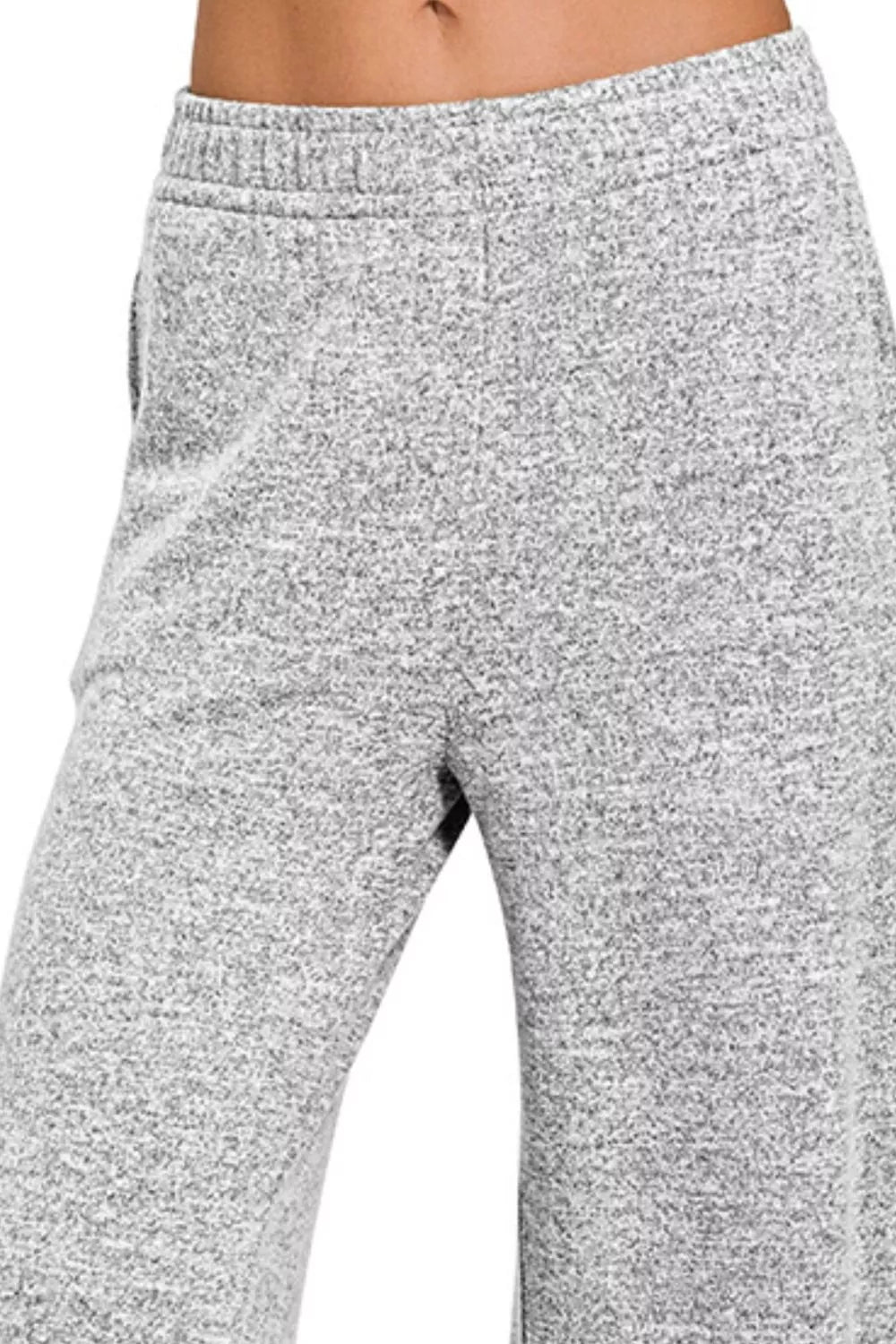 Women's Lounge Pants – Soft Melange Hacci Knit