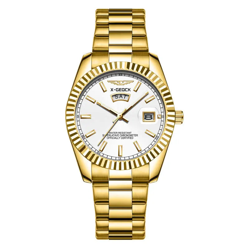 Men's Ultra-Thin Quartz Watch – Waterproof, Luminous & Sleek Dropshipman