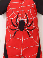Children's Spider-Man Short Sleeve One-Piece Swimsuit