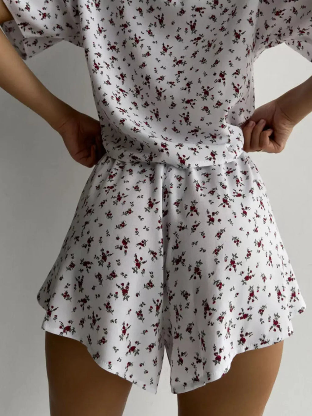 Women's Loungewear Set – Floral Print