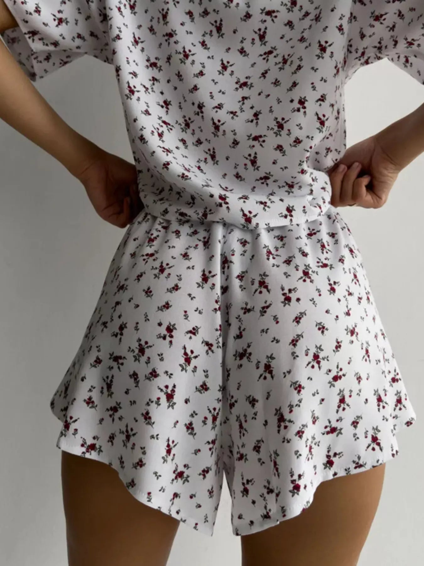 Women's Loungewear Set – Floral Print