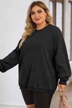 Women's Plus Size Sweatshirt – Dropped Shoulder