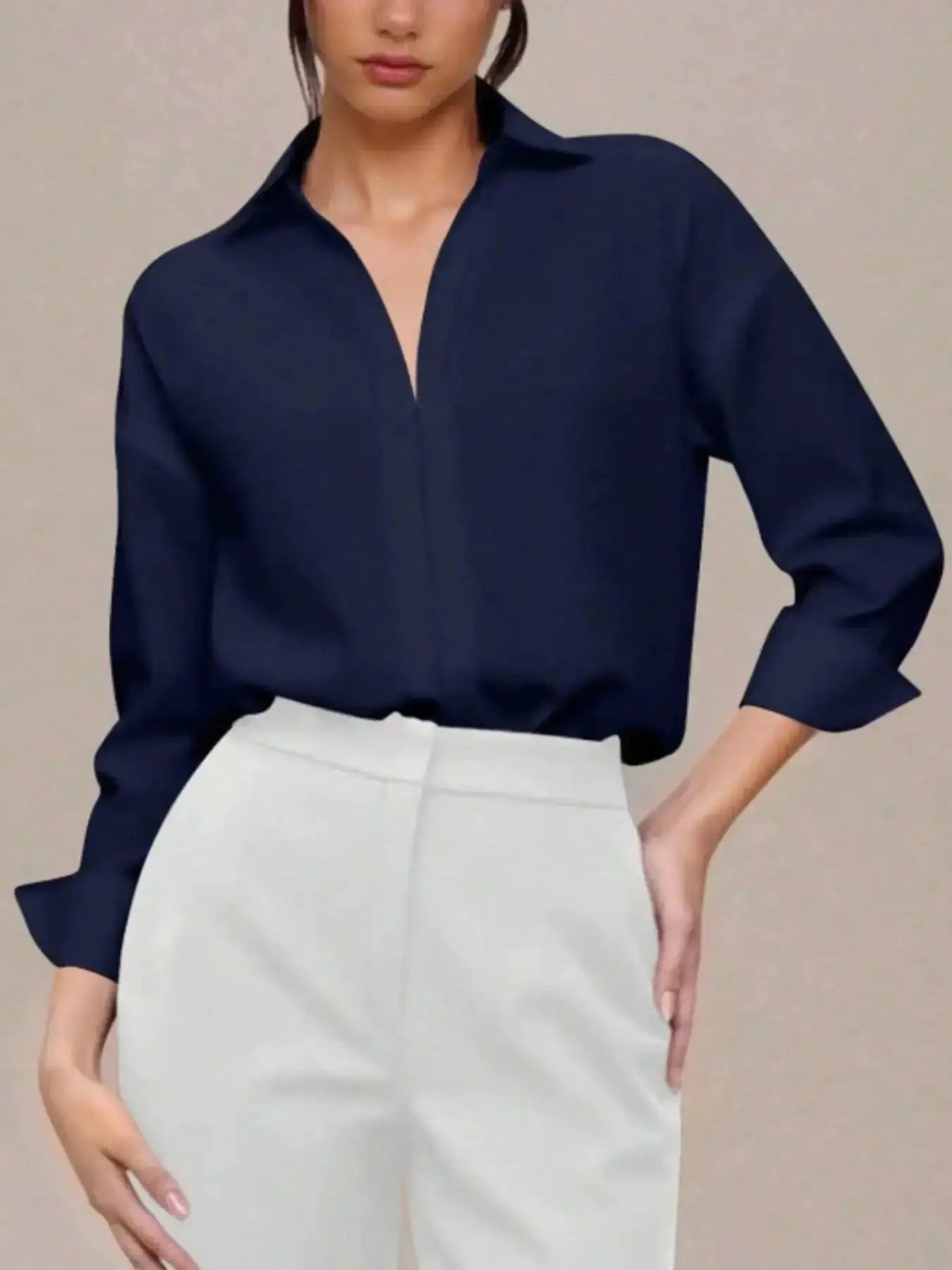 Button-Down Long Sleeve Bodysuit by Parfymia