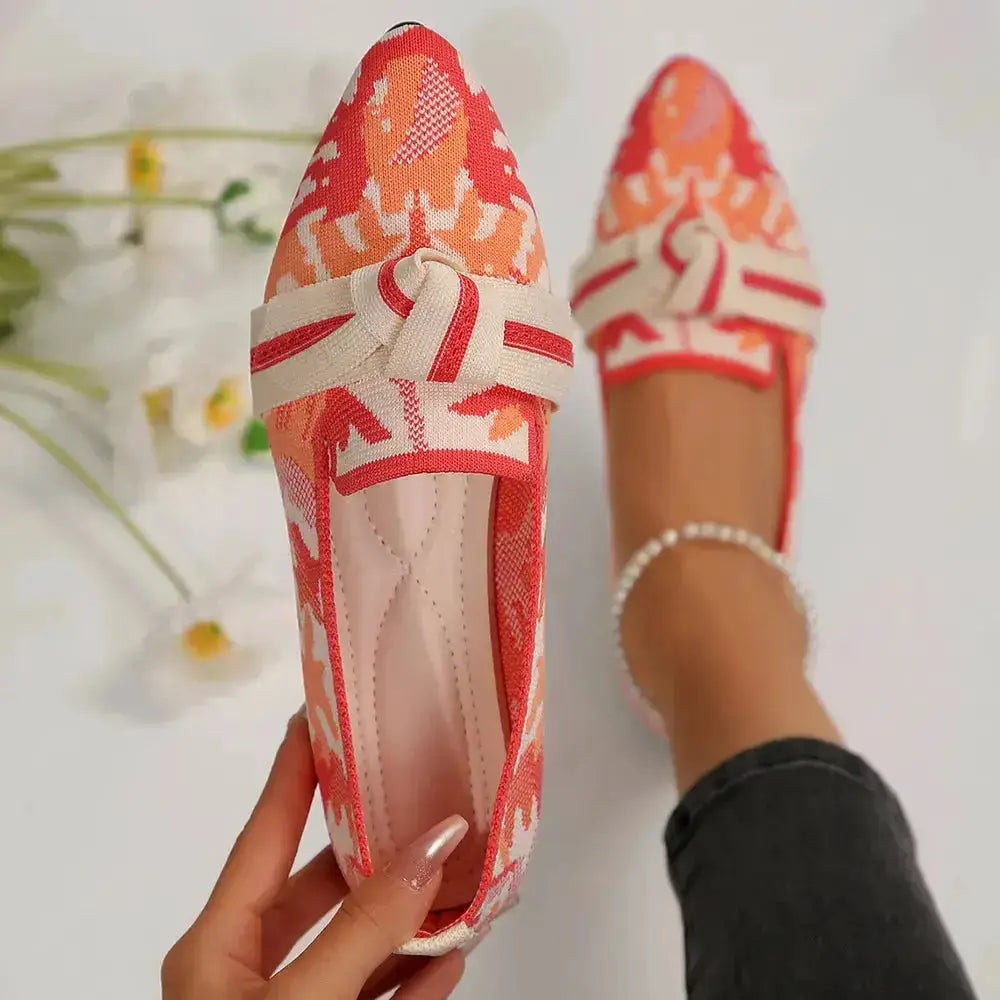 Breathable Mesh Pointed Toe Slip-Ons for Women by Parfymia