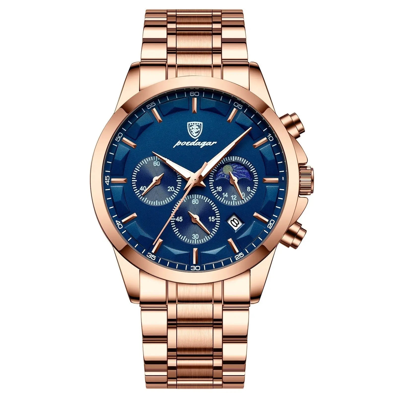 Men's Waterproof Multifunctional Sports Quartz Watch Dropshipman