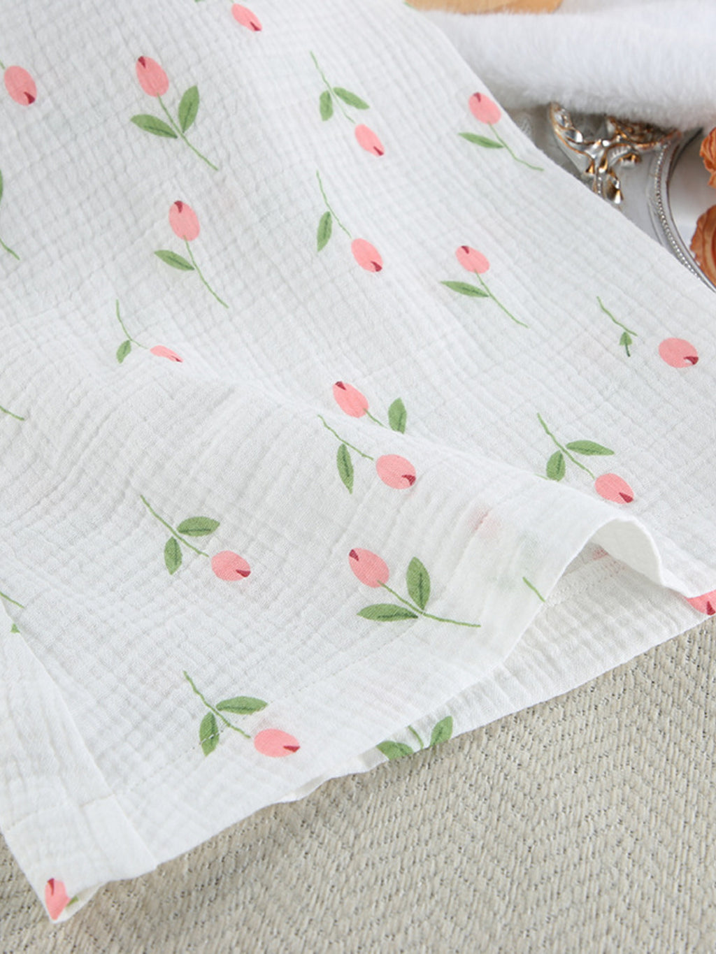 Women's Floral Print Cotton Nightgown