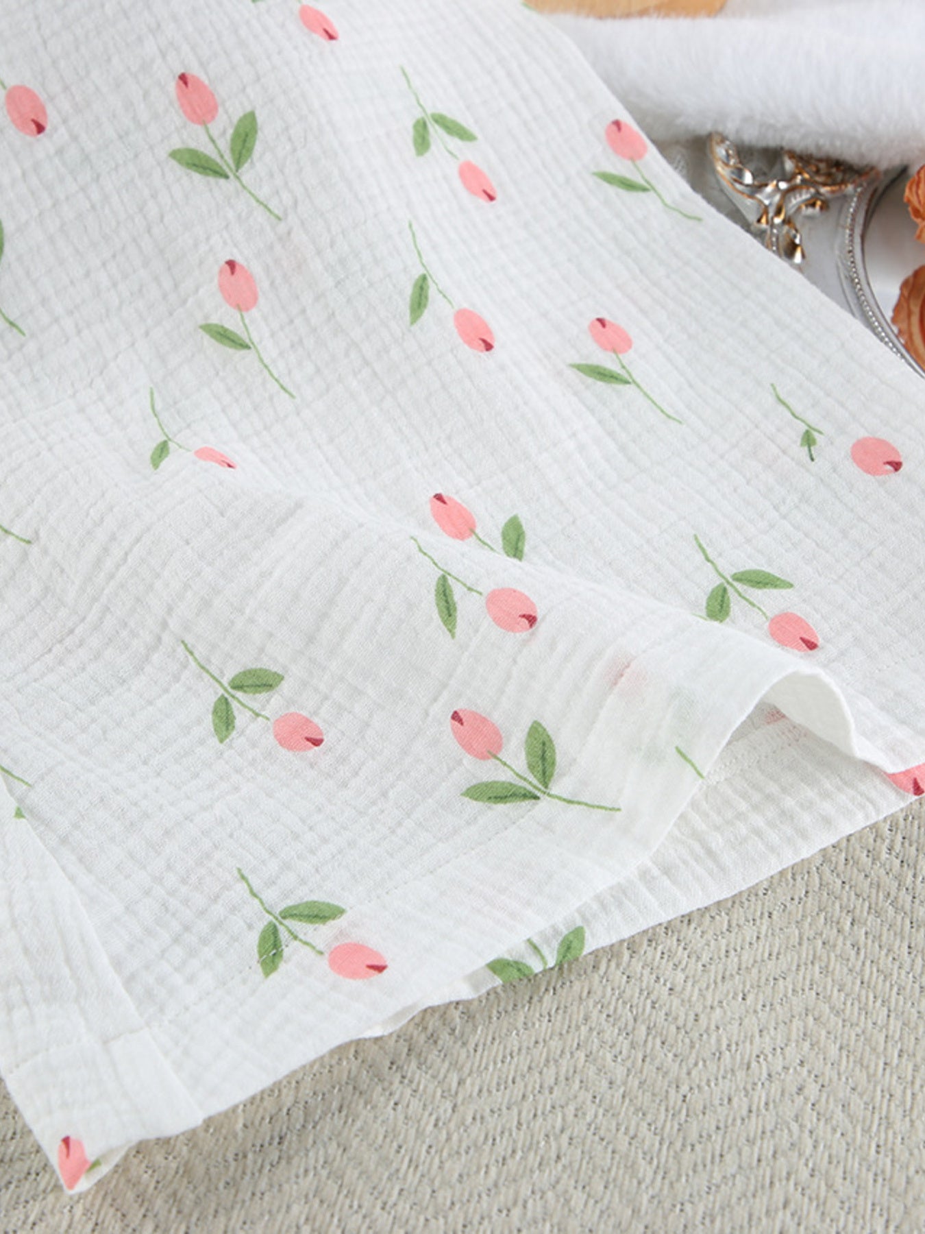 Women's Floral Print Cotton Nightgown