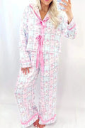Women's Loungewear Set – Christmas Wreath Pattern