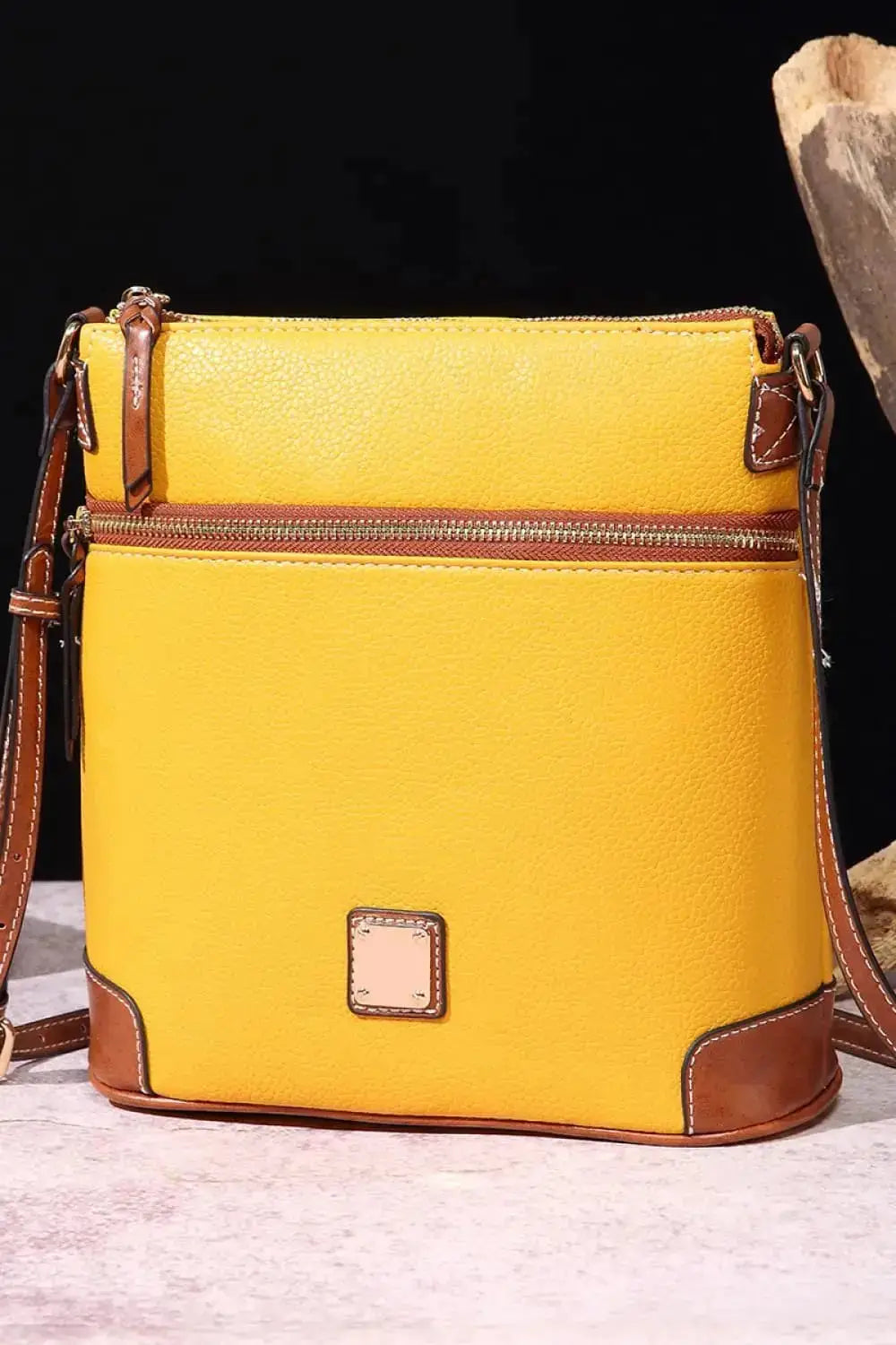PU Leather Crossbody Bag Medium Size by Parfymia