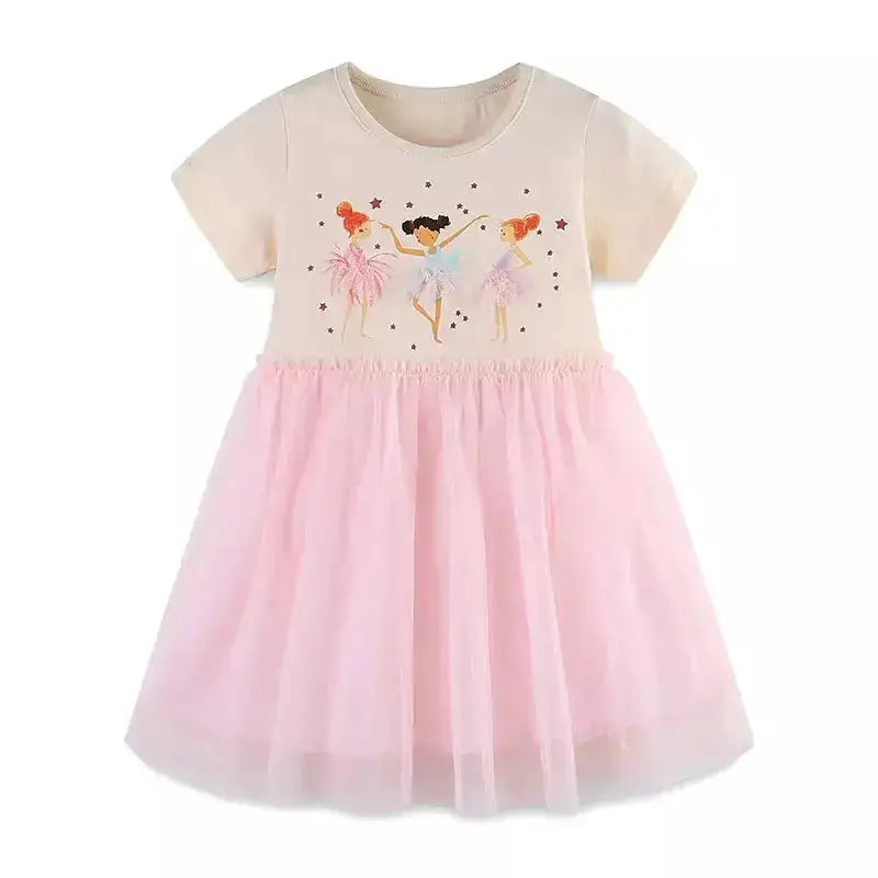 Ballerina Graphic Tulle Dress for Children by Parfymia