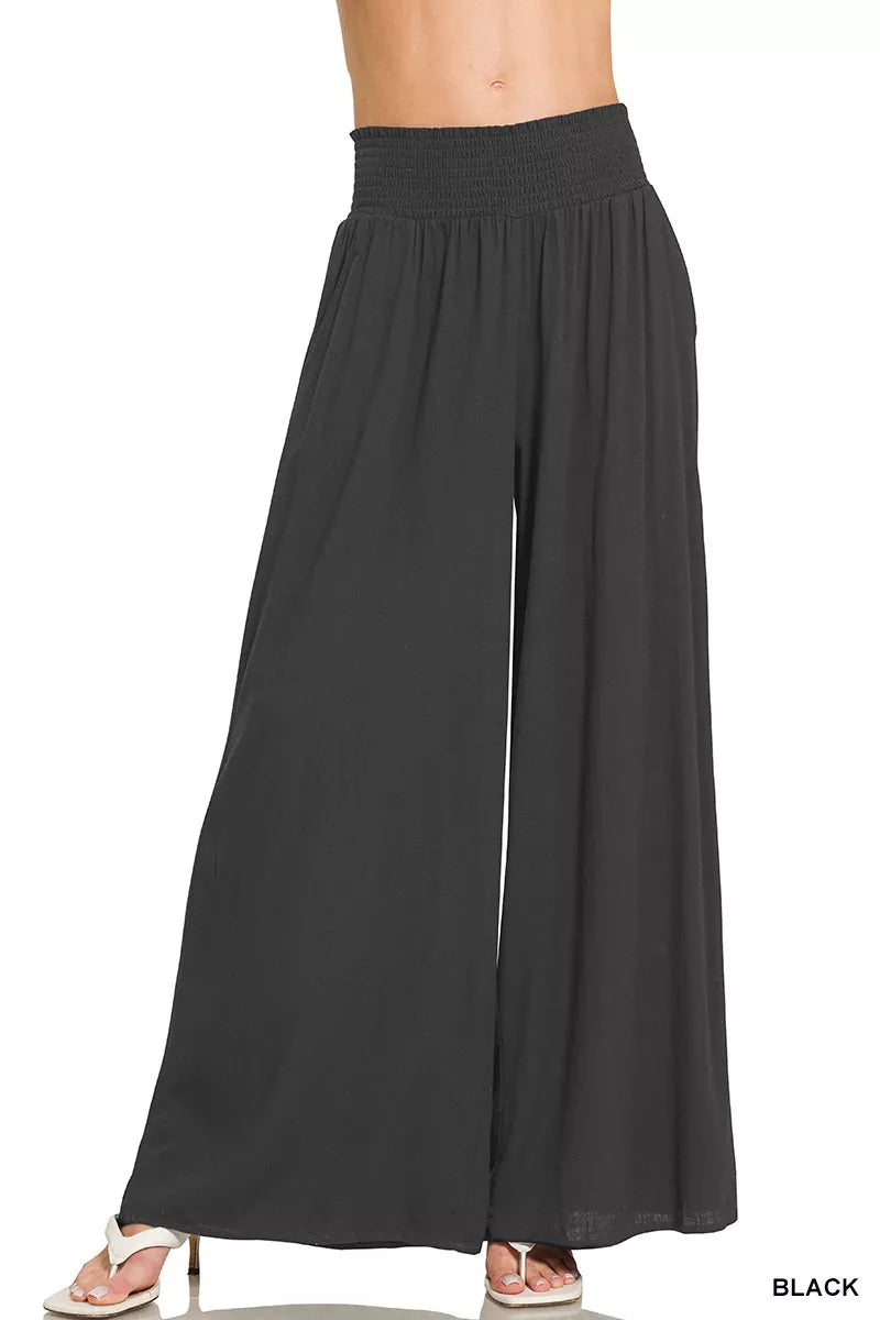 Women's Lounge Pants – Smocked Waistband