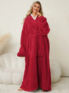 Women's Lounge Dress – Hooded Pocketed