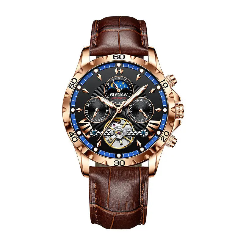Men's Fashion Hollowed-Out Automatic Mechanical Watch Dropshipman