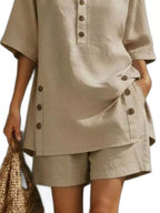 Women's Shorts – Linen Casual Set