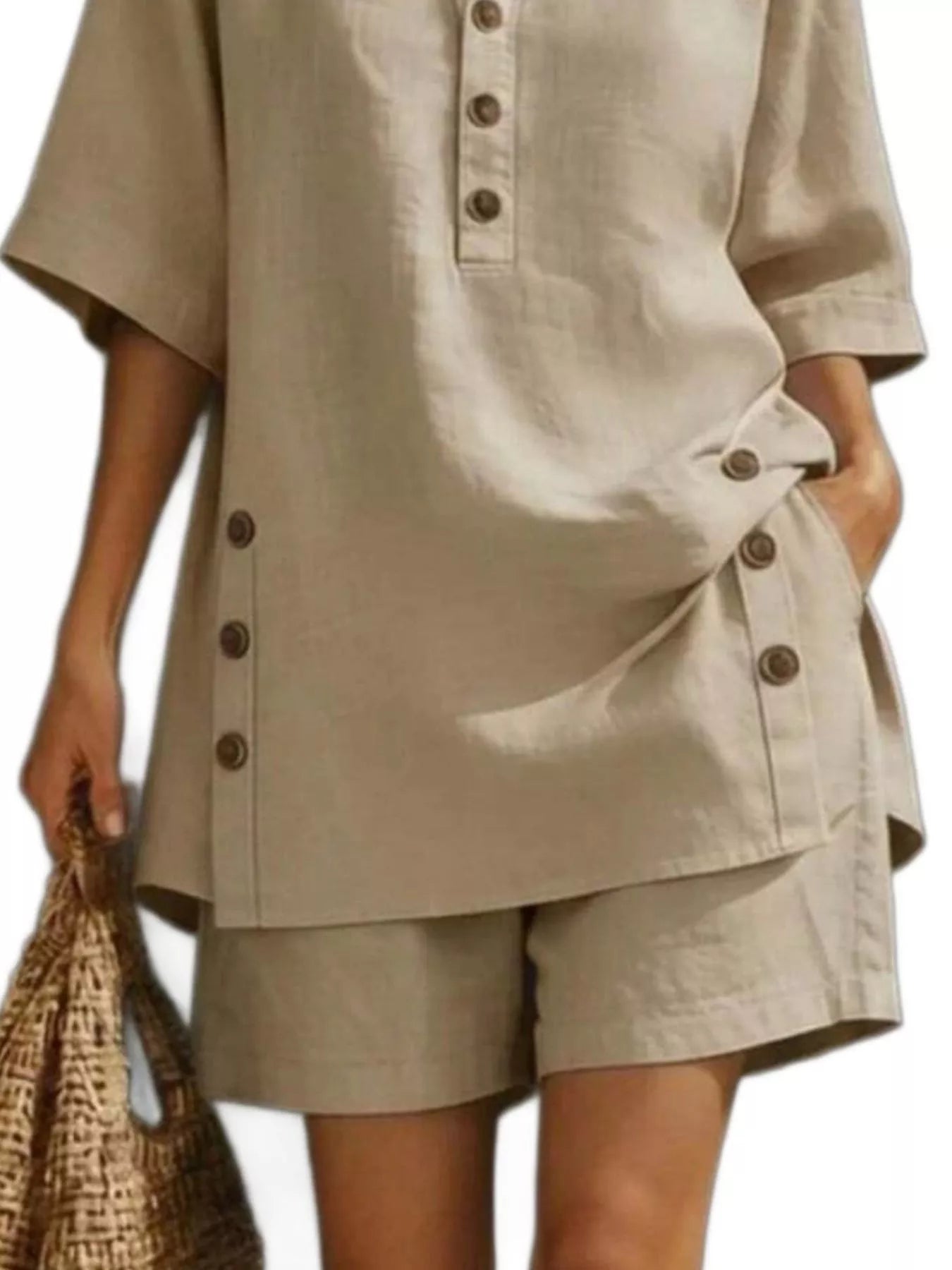 Women's Shorts – Linen Casual Set